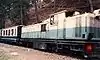A train of the Kalka-Shimla Railway
