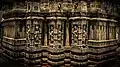 The adhisthana of the Kamakhya Temple