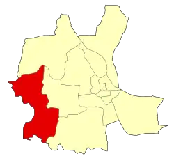 Location of Kamboul within Phnom Penh