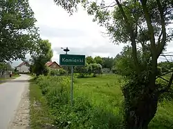 Kamianki, direction Jedwabne - Burzyn
