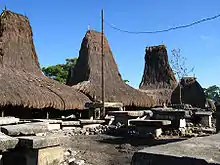 Traditional houses in Tarung-Waitabar village