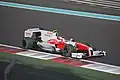 Kamui Kobayashi driving the TF109 at the 2009 Abu Dhabi Grand Prix