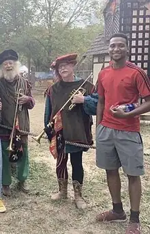 Kansas City Renaissance Festival trumpeters 2021