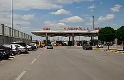 Kapıkule Border Crossing Turkey to Bulgaria on the state road D-100
