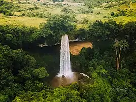 The Kapologwe Waterfall found in Mbeya