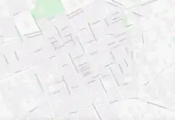 Street map from OpenStreetMap