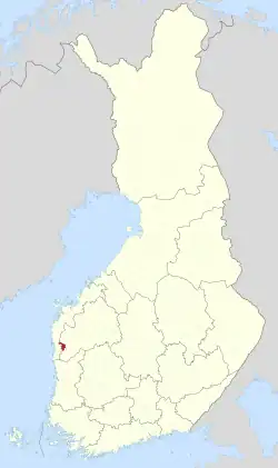 Location of Karijoki in Finland