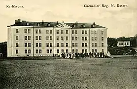 Northern Barracks in 1912.