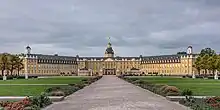 Karlsruhe Palace, from 1718 residence of the Margraves of Baden-Durlach, from 1806 of the Grand Duchy of Baden