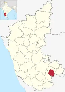 Location in Karnataka