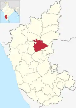 Location in Karnataka                     =