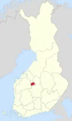 Location of Karstula in Finland