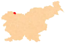 The location of the Municipality of Jesenice