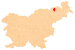 The location of the Municipality of Pesnica