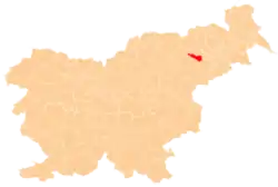 Location of the Municipality of Rače–Fram in Slovenia