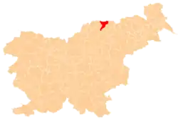 The location of the Municipality of Radlje ob Dravi