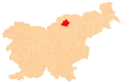 The location of the Municipality of Slovenj Gradec