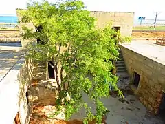 The courtyard of the caravanserai