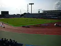 Kasamatsu Stadium. Mito vs. Sapporo, November 18, 2006.