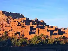 Image 41The city of Aït Benhaddou photographed in the evening (from History of Morocco)