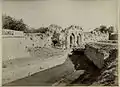 "The damaged Kashmir Gate photographed after the siege in 1857"