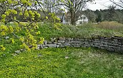 The old fortress at Västergarn Church