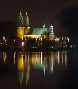 A view of Cathedra across the Warta river