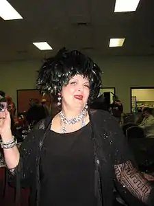Kathy L. Patrick dressed as Auntie Mame at the Pulpwood Queens Girlfriend Weekend 2011