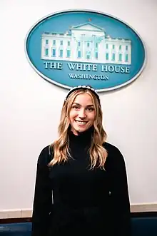 Picture of Katie Feeney at the White House