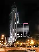 Altus skyscraper at night