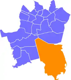 Location of Murcki within Katowice