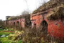 Picture of Kaunas's II Fort in ruins in 2011