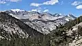 Kaweah Peaks Ridge with Picket Guard Peak to right