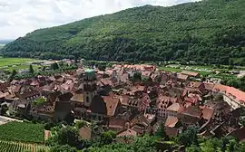 The town as seen from the castle