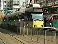 Hong Kong Light Rail Phase II LRV cab car and trailer