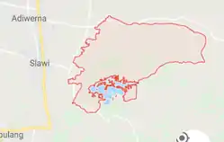 Location of Kedungbanteng District