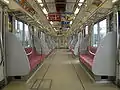 Interior of a refurbished car