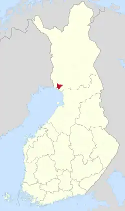 Location of Keminmaa in Finland