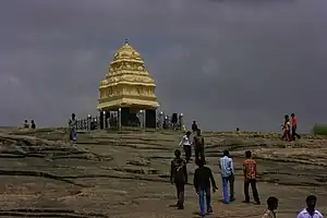 One of the four Cardinal towers of Bangalore erected in the Lalbagh