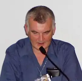 Addressing the 63rd World Science Fiction Convention, Glasgow, August 2005