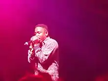 Kendrick Lamar at Bonnaroo in Manchester, Tennessee in June 2012