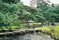 The Flying Geese Bridge in Kenroku-en garden (between 1822 and 1874)