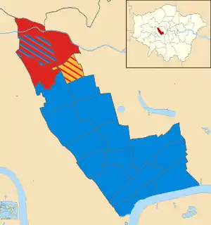 2010 results map