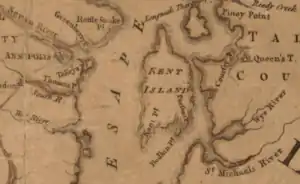 old map with island