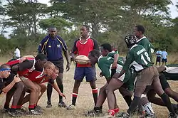 Rift Valley Academy take on Mang'u High School's Wazimba in a Prescott Cup game
