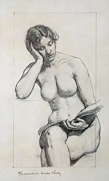 Kenyon Cox (1896) Nude study