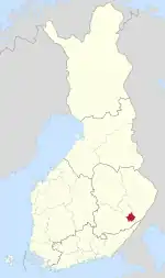 Location of Kerimäki in Finland