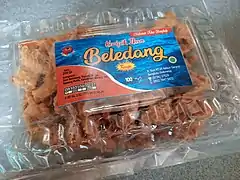 Kripik Beledang (battered and deep-fried hairtail) from Bengkulu, Indonesia