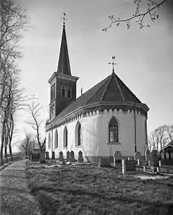 Waaksens church in 1959
