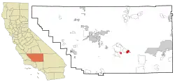 Location of Tehachapi, California